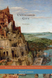 cover of poetry book Unfinished City
