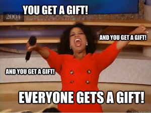 Oprah gift meme