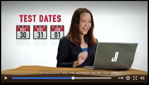 Asian American woman taking the online test